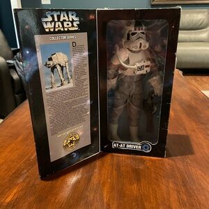 Vintage 1997 ESB Kenner Star Wars Imperial At-At Driver 12" Collector's Series